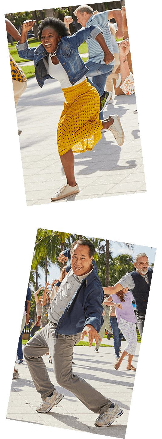 dancing people