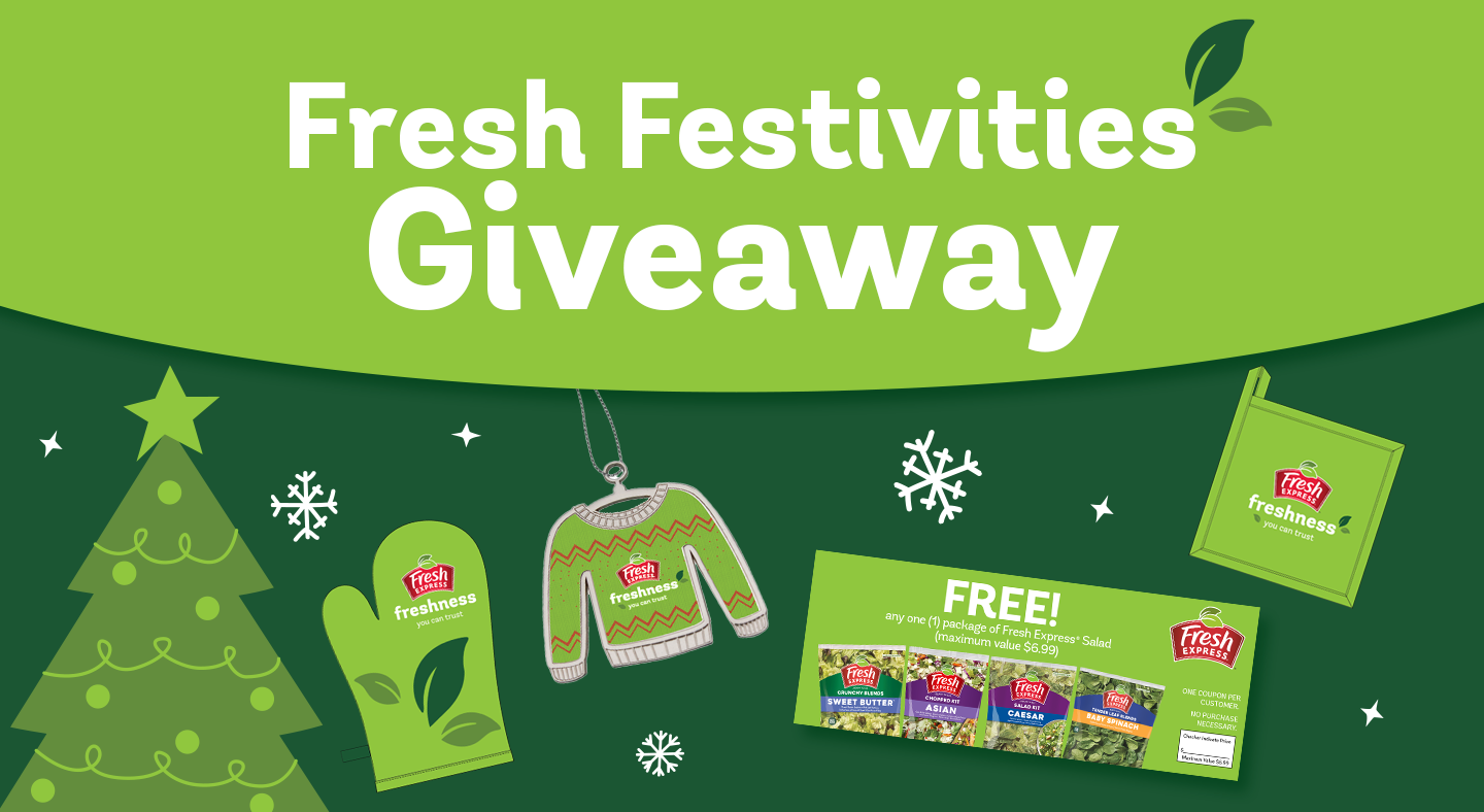 Fresh Express Holiday promotional banner